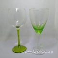 custom ice crack wine glasses gin glasses